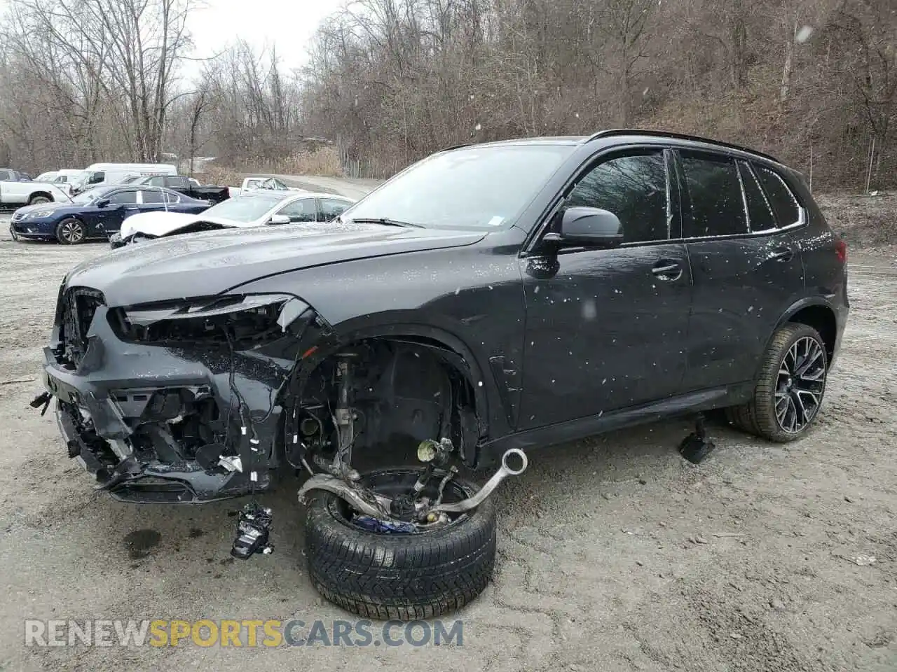 1 Photograph of a damaged car 5YMJU0C01P9R66696 BMW X5 2023