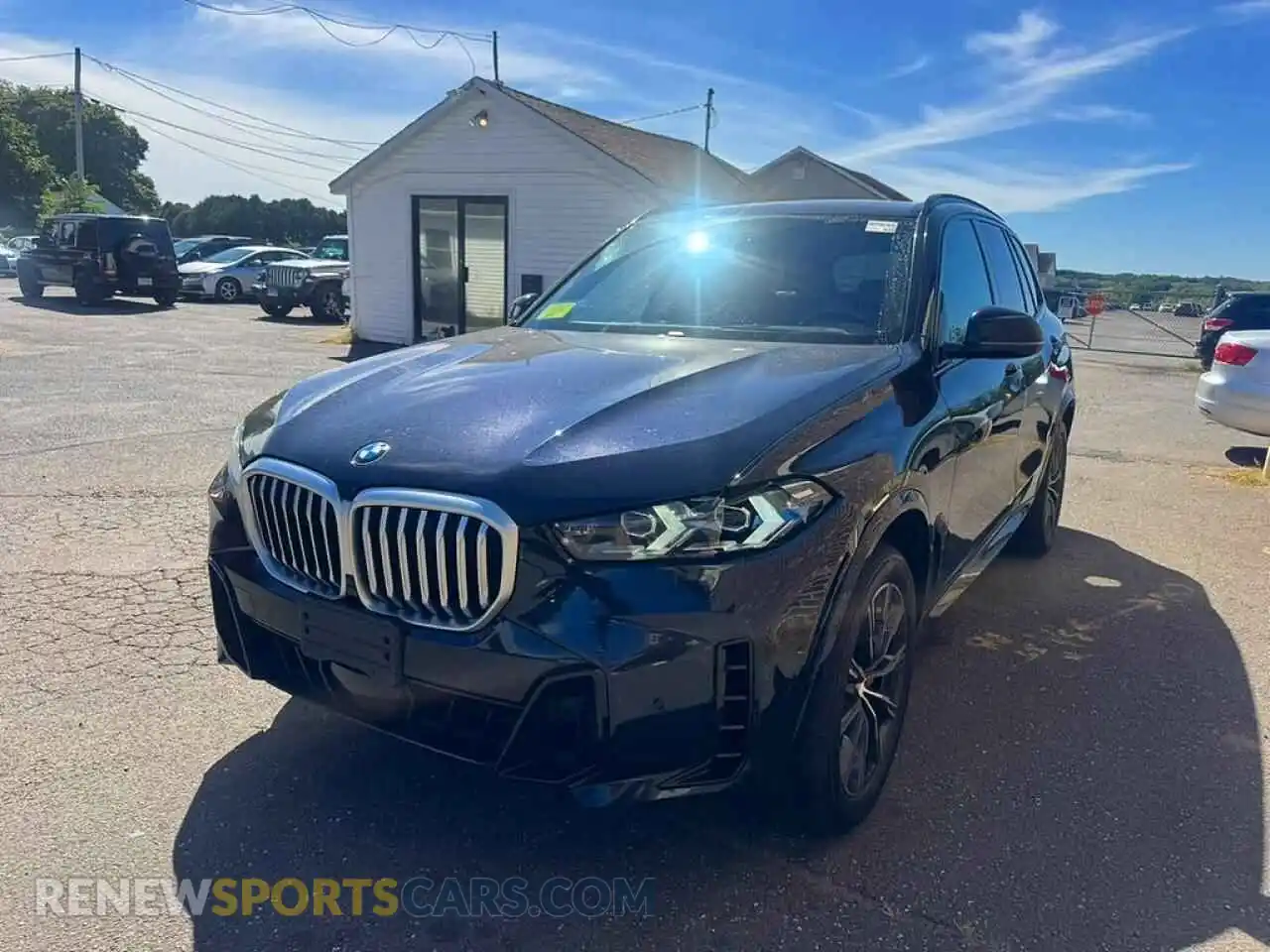 1 Photograph of a damaged car 5UX23EU02R9U74675 BMW X5 2024