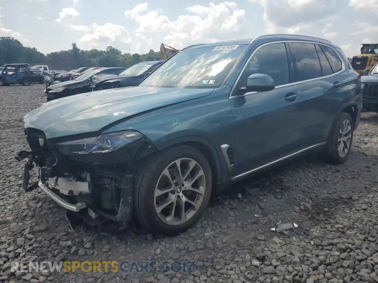 1 Photograph of a damaged car 5UX23EU03R9T93507 BMW X5 2024