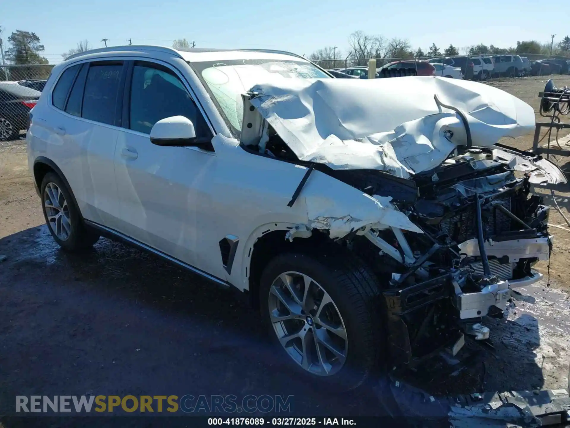 1 Photograph of a damaged car 5UX23EU03R9V85249 BMW X5 2024