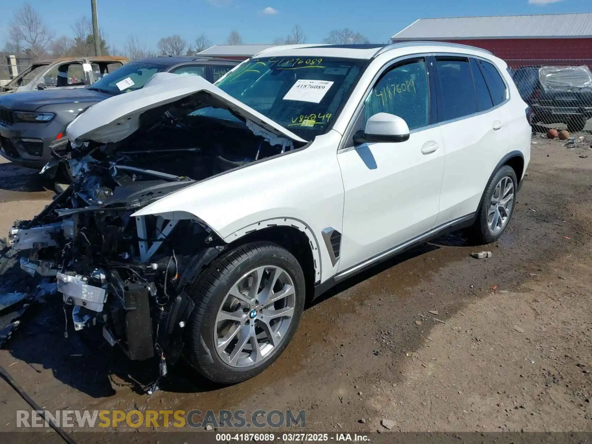 2 Photograph of a damaged car 5UX23EU03R9V85249 BMW X5 2024