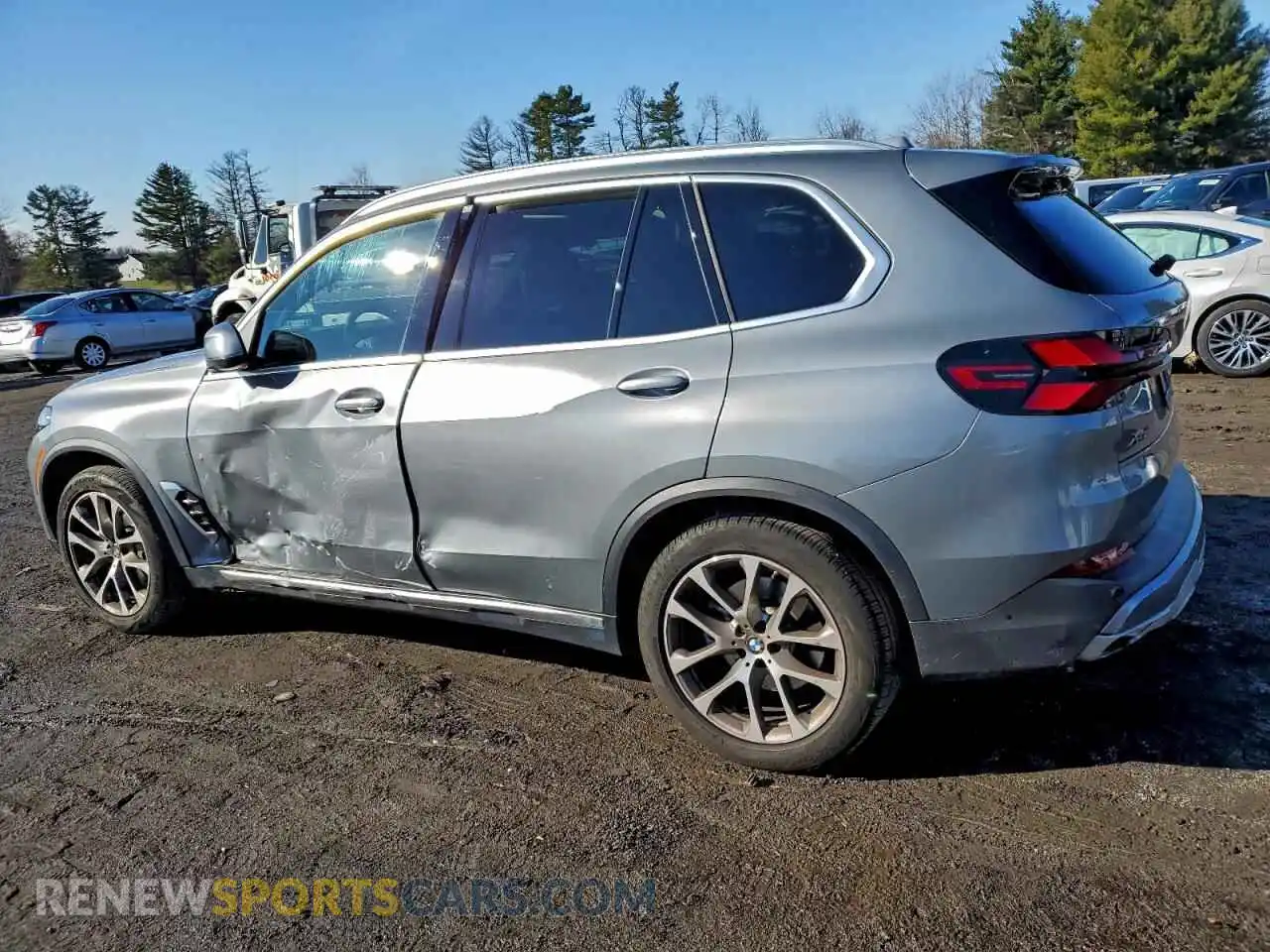 2 Photograph of a damaged car 5UX23EU07R9S64864 BMW X5 2024