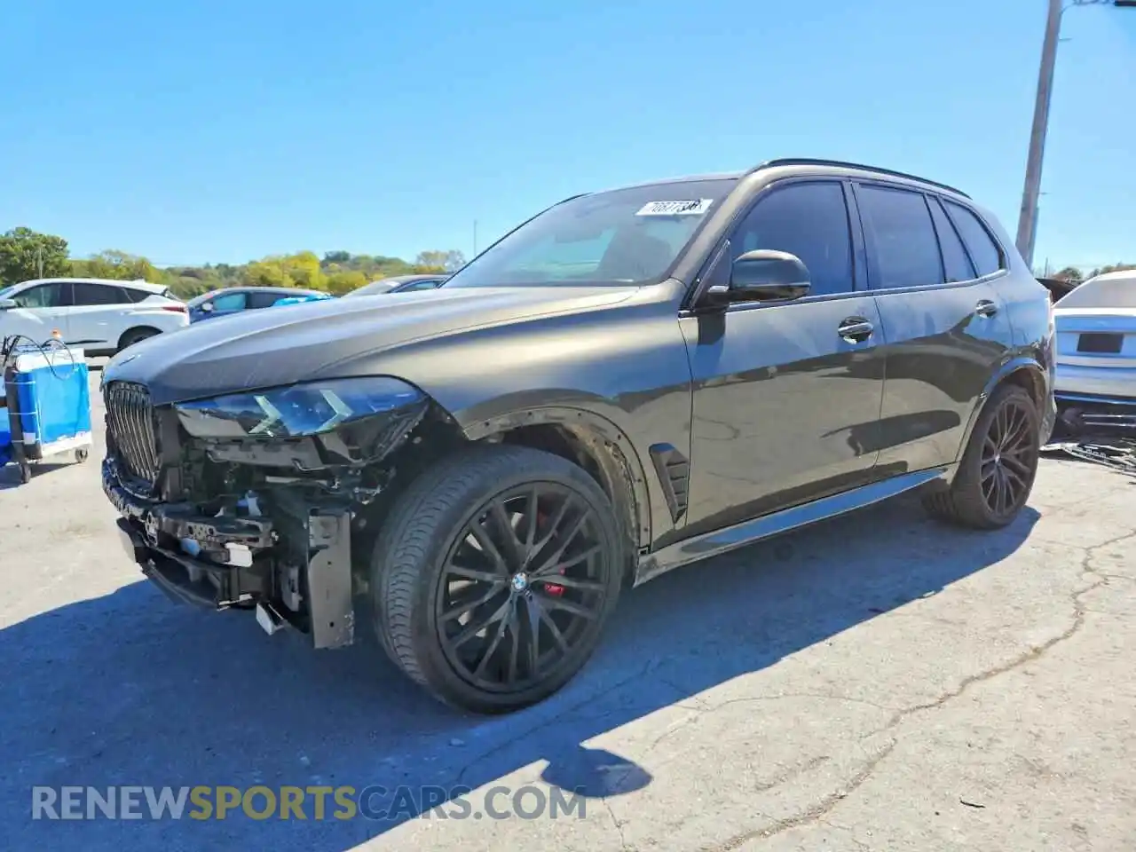 1 Photograph of a damaged car 5UX23EU07R9T52815 BMW X5 2024
