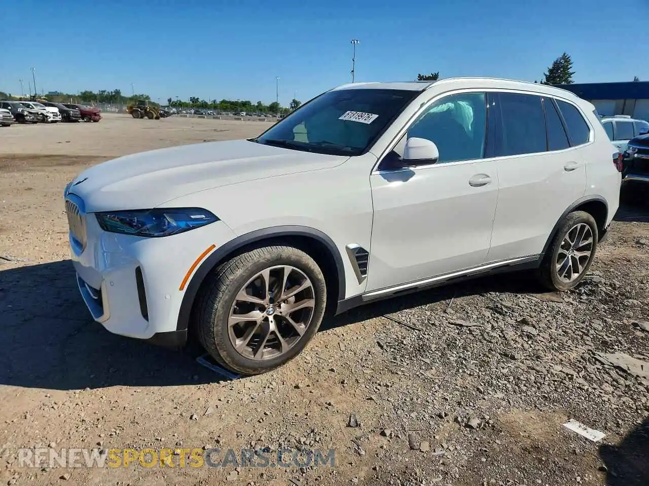 1 Photograph of a damaged car 5UX23EU09R9U22346 BMW X5 2024