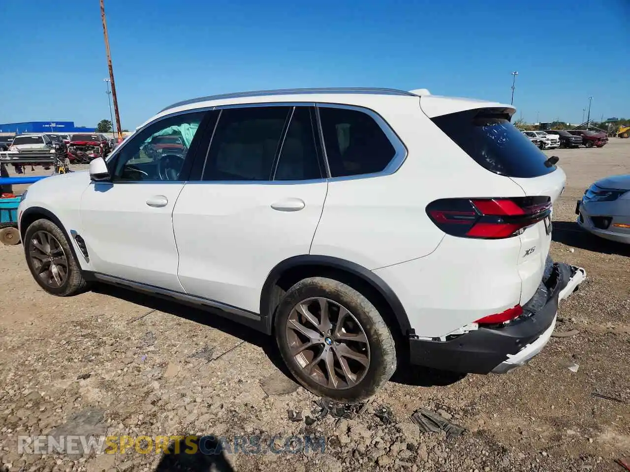 2 Photograph of a damaged car 5UX23EU09R9U22346 BMW X5 2024
