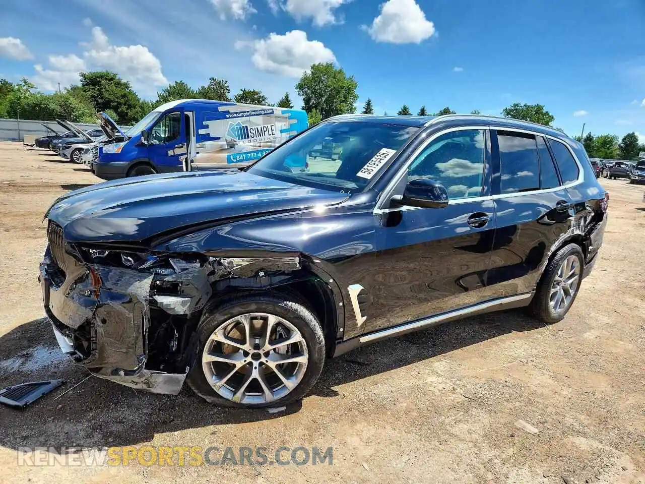 1 Фотография поврежденного автомобиля 5UX23EU0XR9V62891 BMW X5 2024