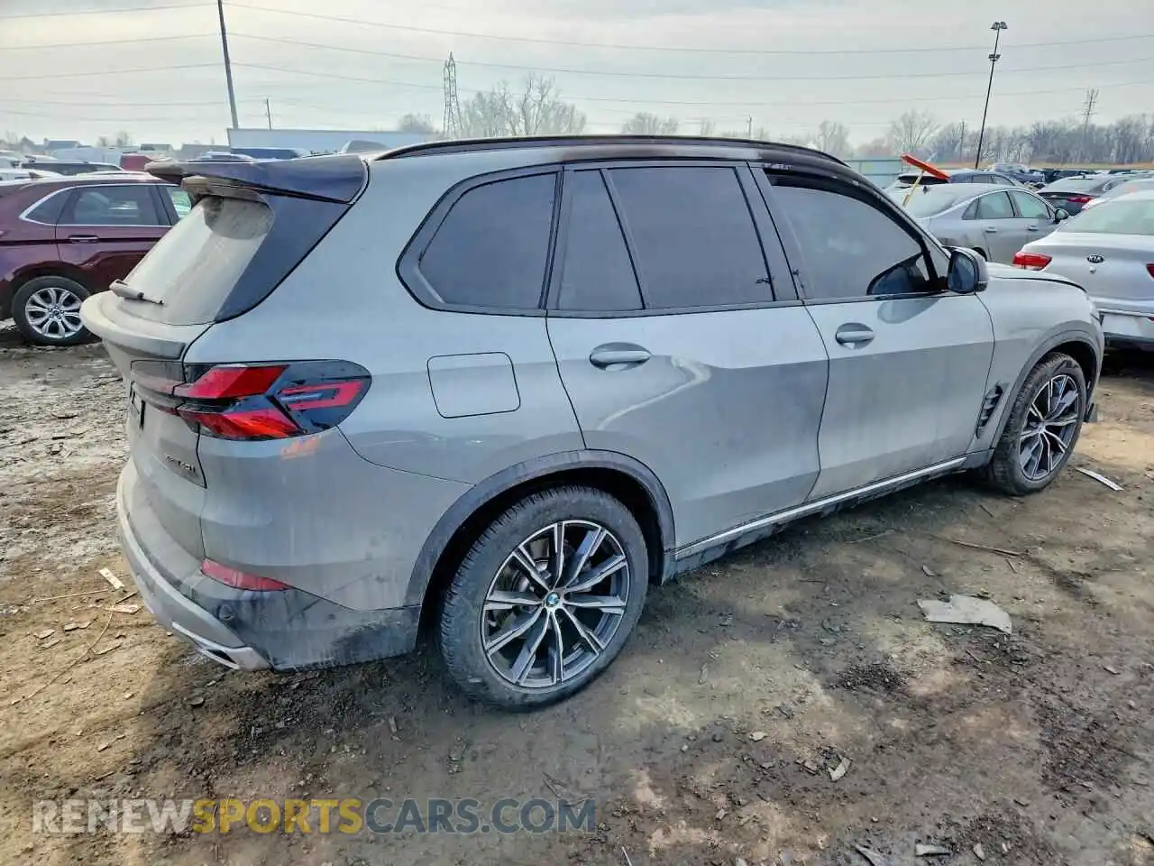 3 fotografías del automóvil dañado 5UX23EU01S9Y20947 BMW X5 2025