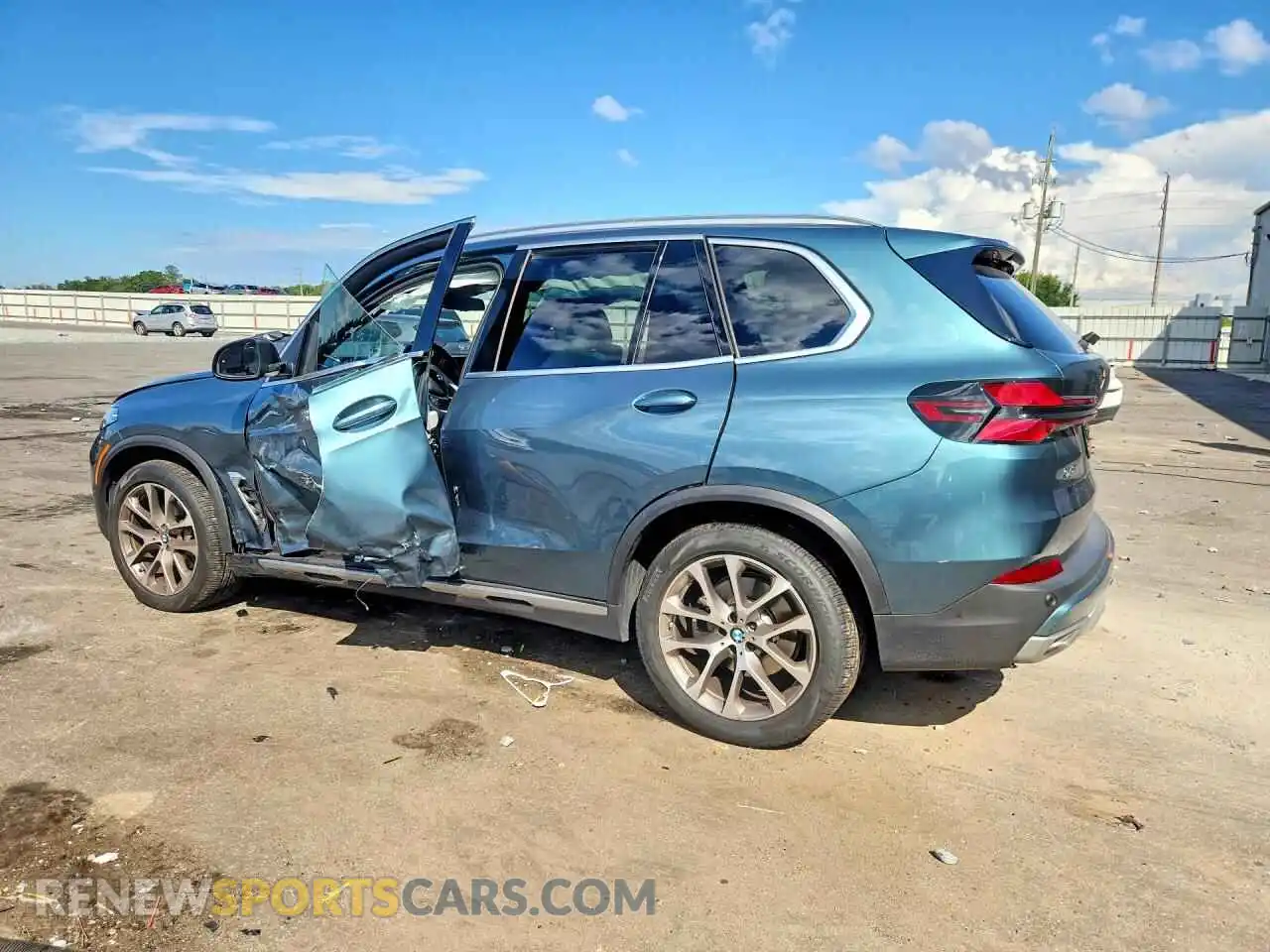 2 fotografías del automóvil dañado 5UX23EU09S9Z53715 BMW X5 2025