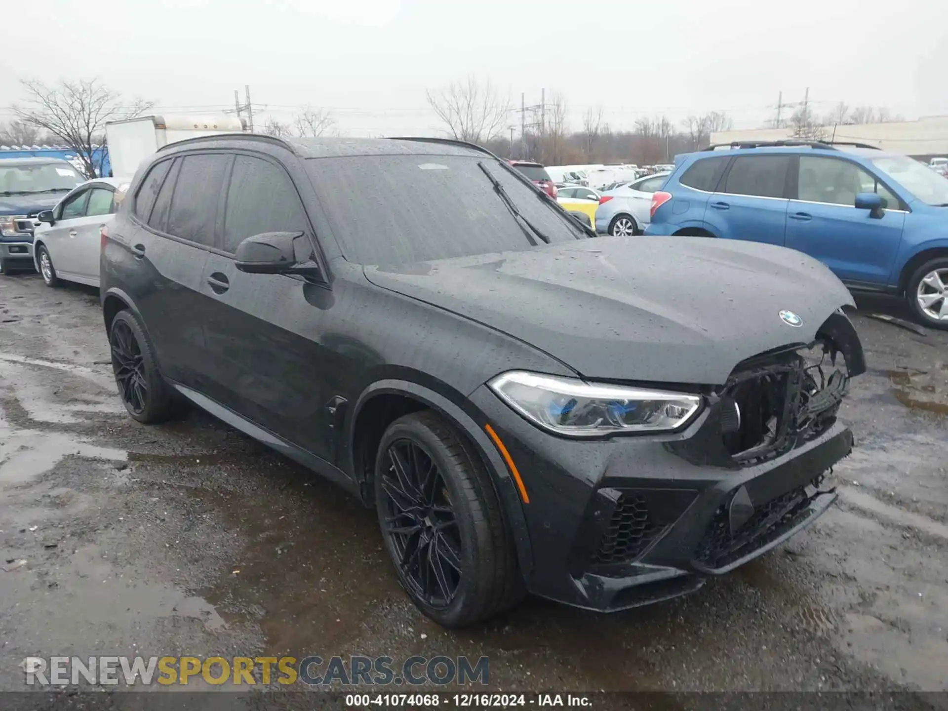 1 fotografías del automóvil dañado 5YMJU0C09M9F80557 BMW X5 M 2021