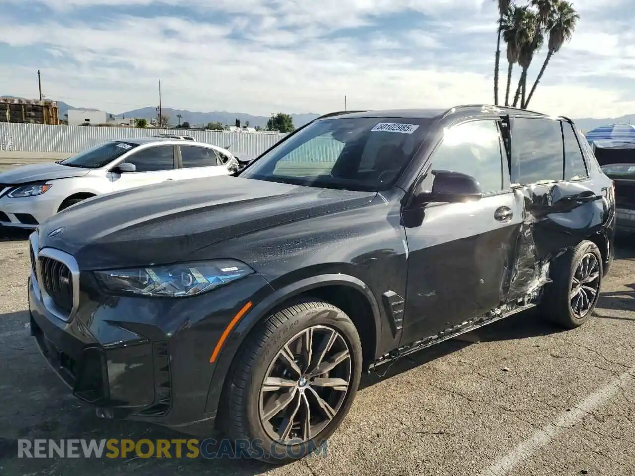 1 fotografías del automóvil dañado 5UX33EU07R9T15106 BMW X5 M60I 2024