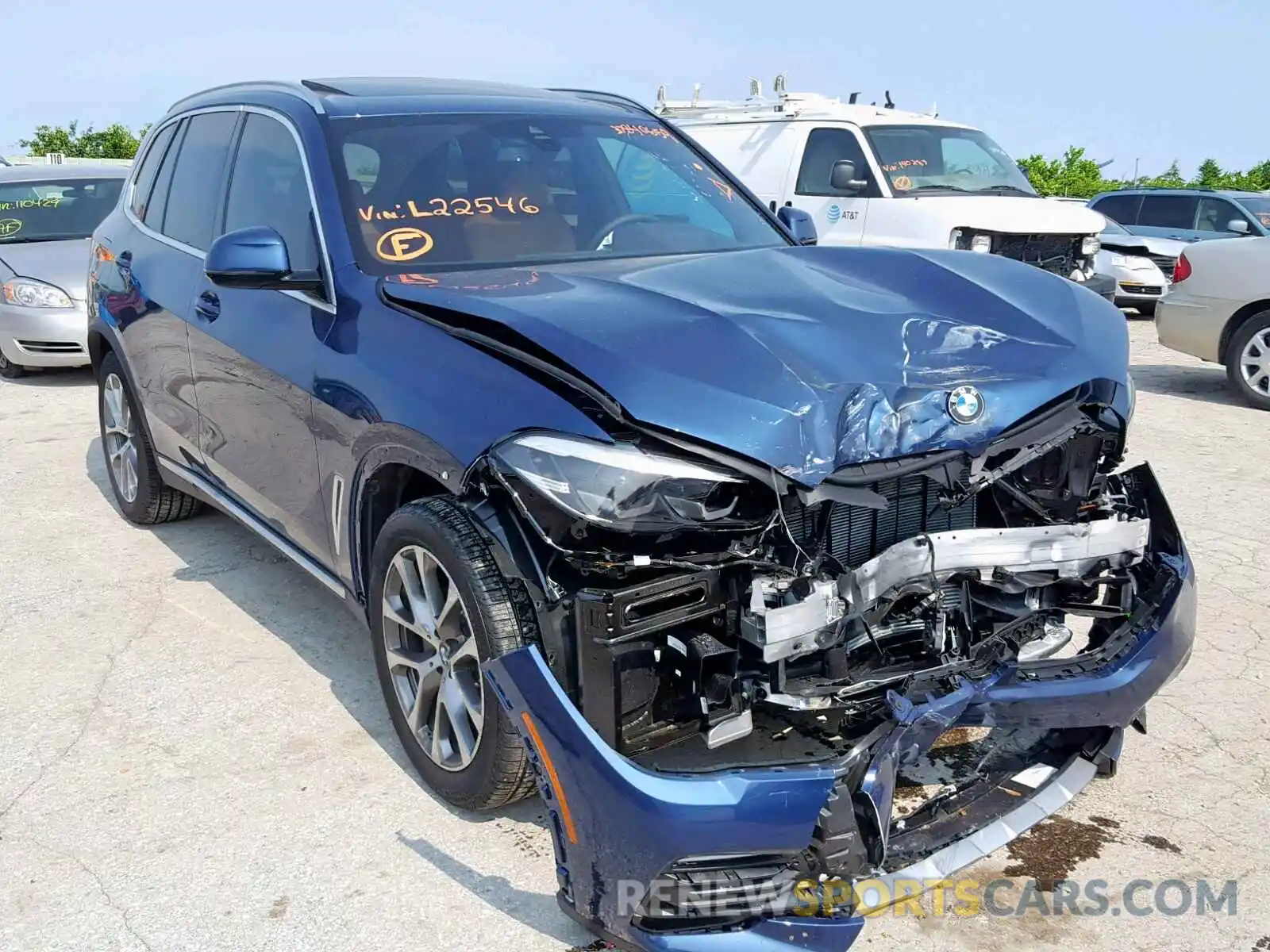 1 Photograph of a damaged car 5UXCR6C51KLL22546 BMW X5 XDRIVE4 2019