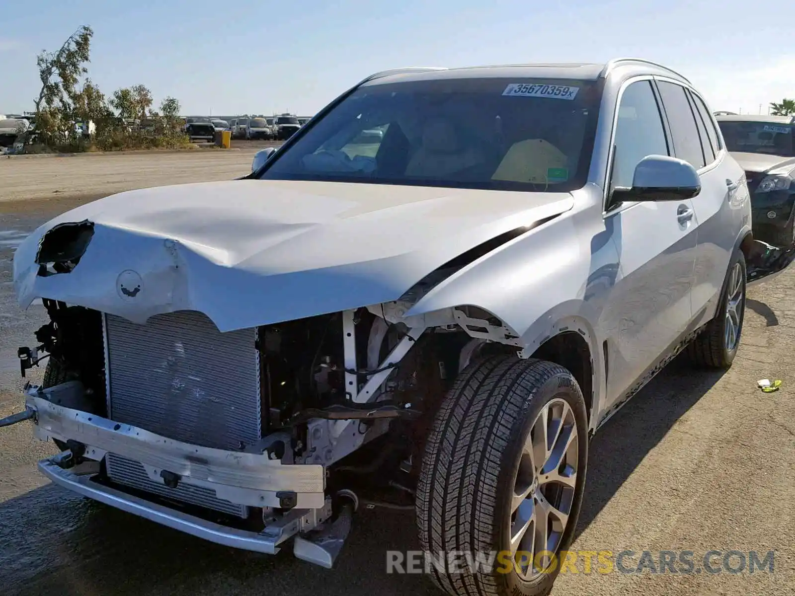 2 Photograph of a damaged car 5UXCR6C56KLL03703 BMW X5 XDRIVE4 2019