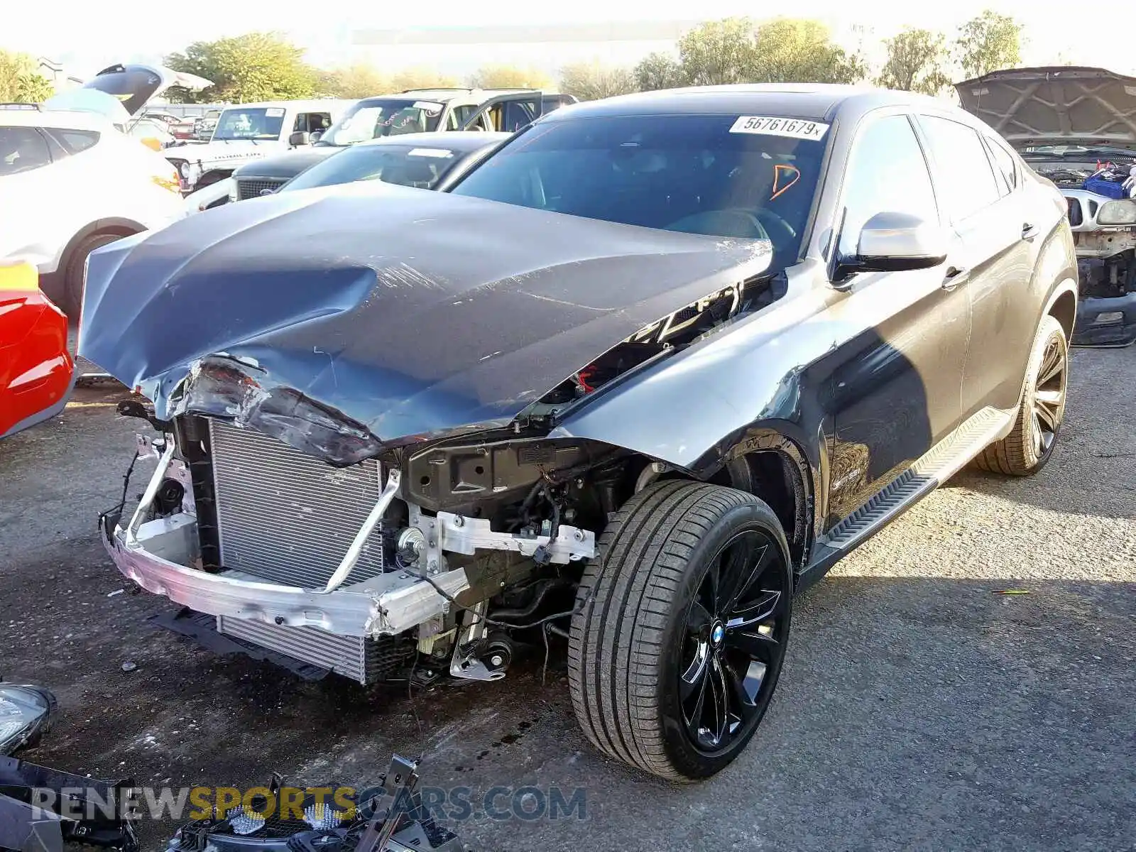 2 Photograph of a damaged car 5UXKU0C56K0G92970 BMW X6 2019