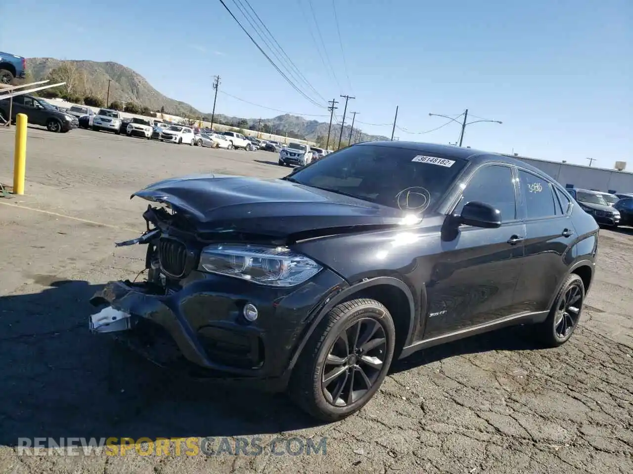 2 fotografías del automóvil dañado 5UXKU0C5XK0S97722 BMW X6 2019