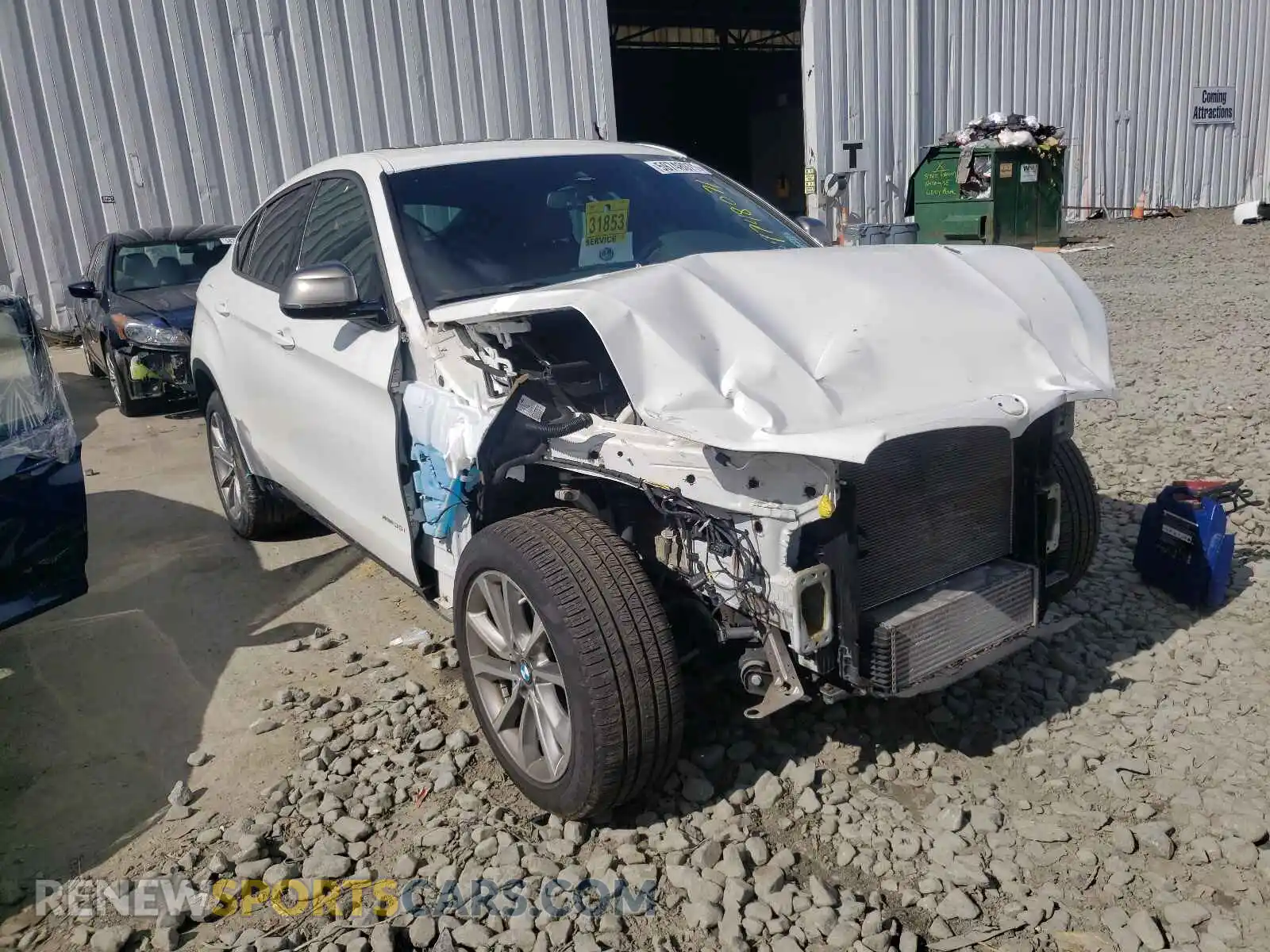 1 Photograph of a damaged car 5UXKU2C50K0Z64650 BMW X6 2019