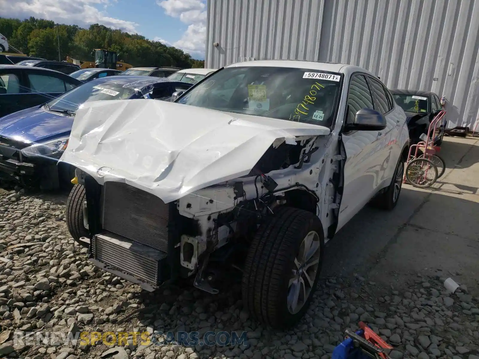 2 Photograph of a damaged car 5UXKU2C50K0Z64650 BMW X6 2019