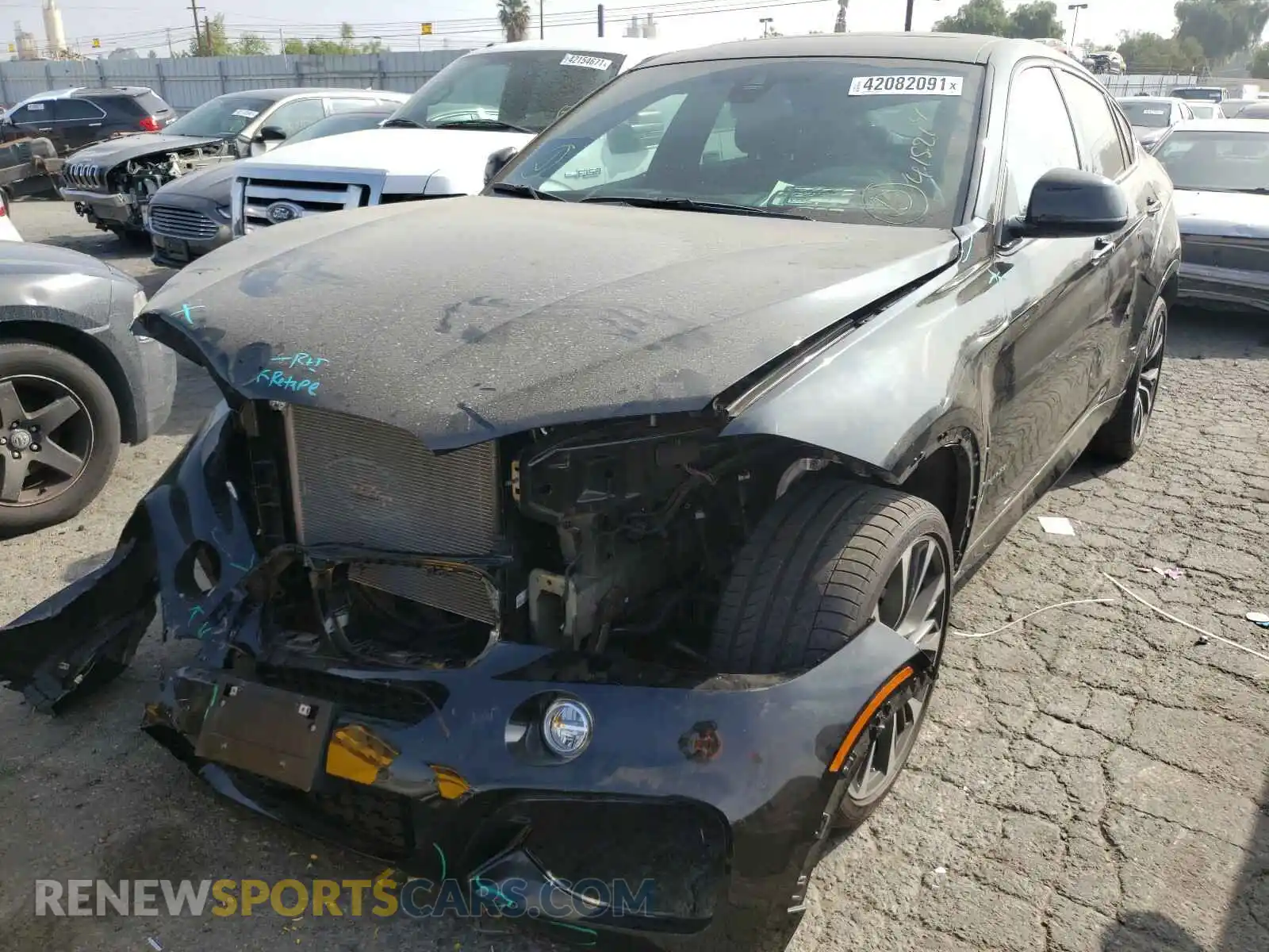2 Photograph of a damaged car 5UXKU2C51K0Z64396 BMW X6 2019