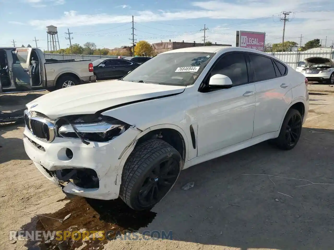 1 Photograph of a damaged car 5UXKU2C55K0Z63252 BMW X6 2019