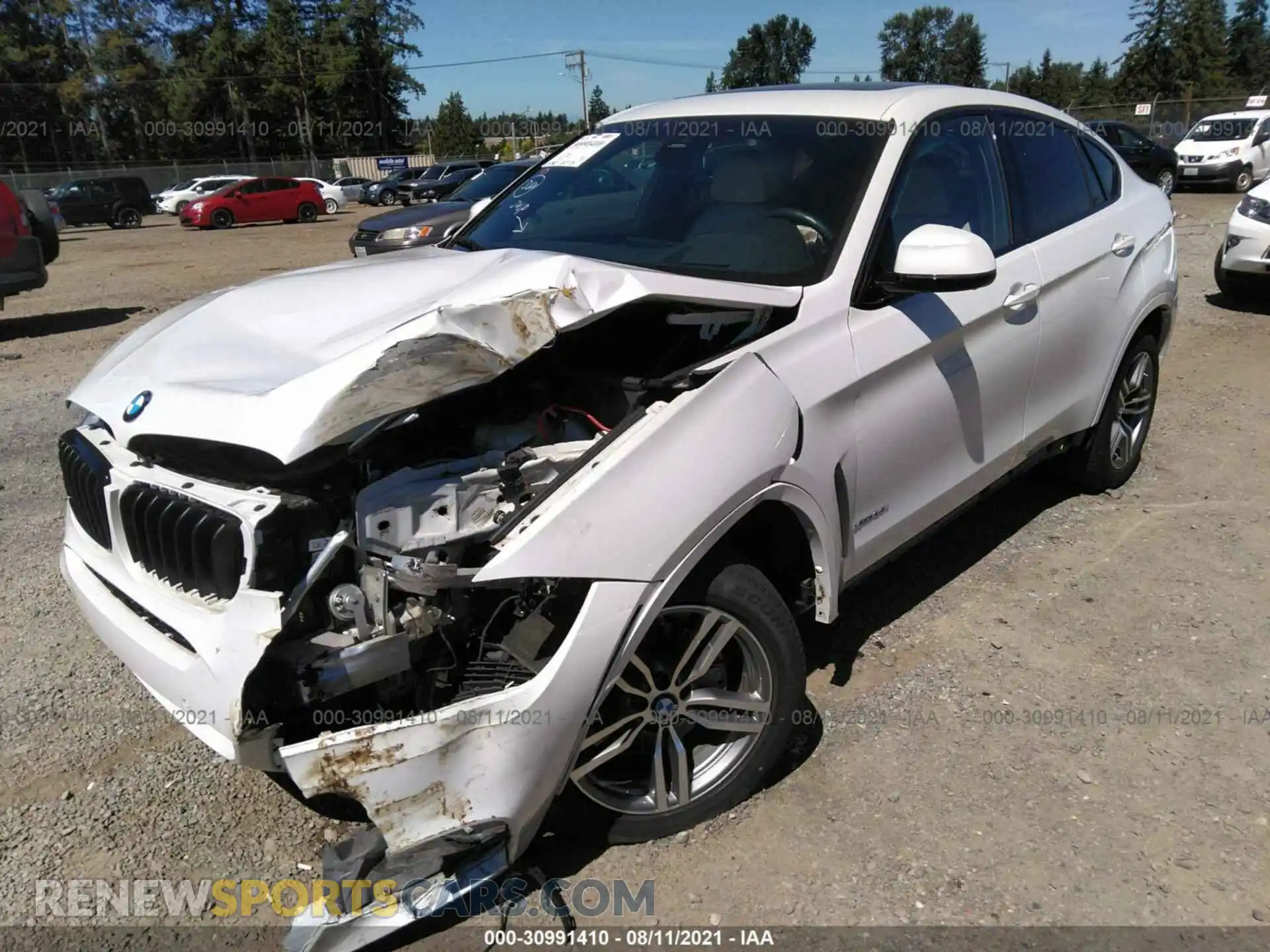 2 Photograph of a damaged car 5UXKU2C55K0Z63624 BMW X6 2019