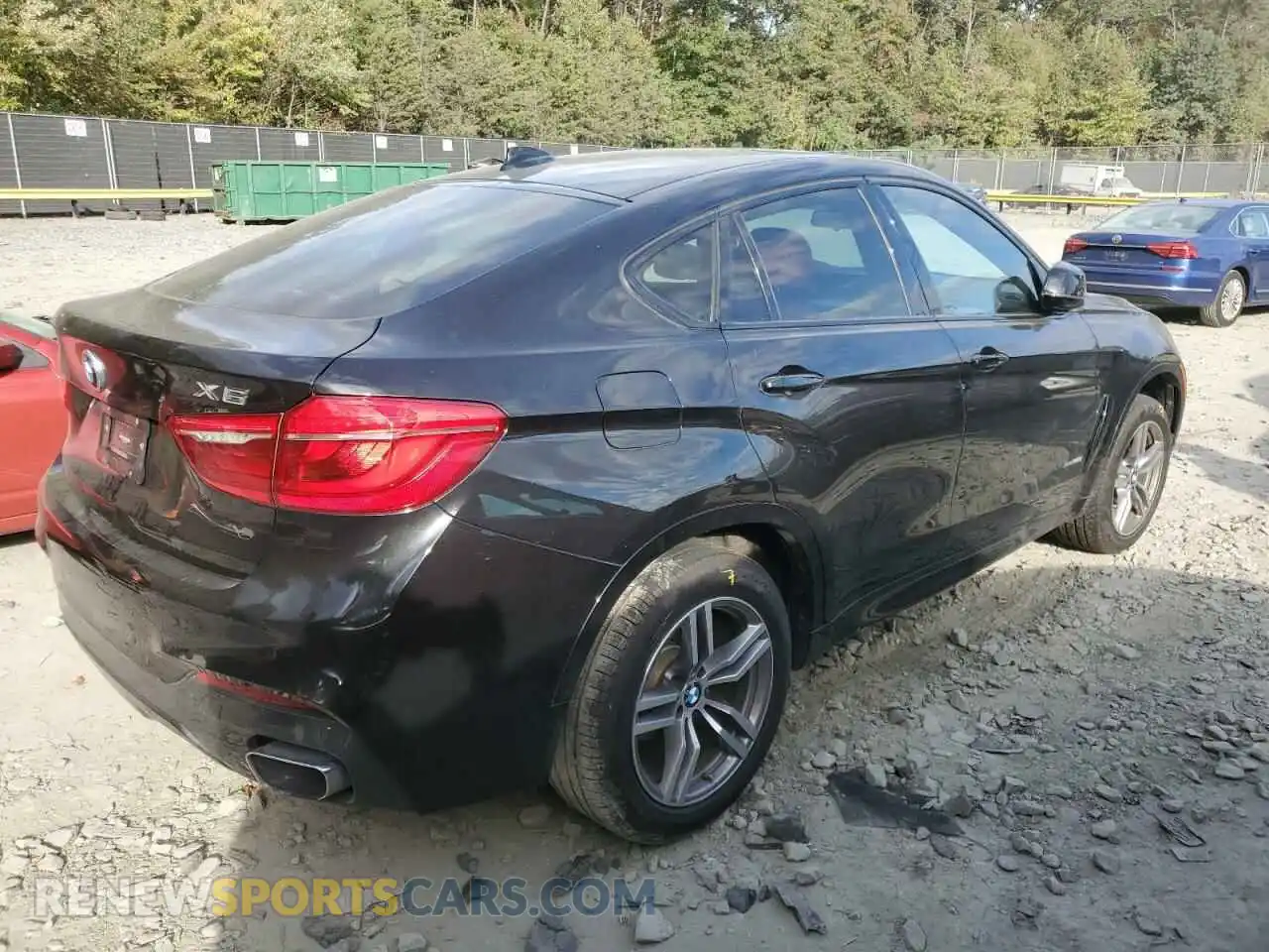 3 fotografías del automóvil dañado 5UXKU2C58K0Z63097 BMW X6 2019