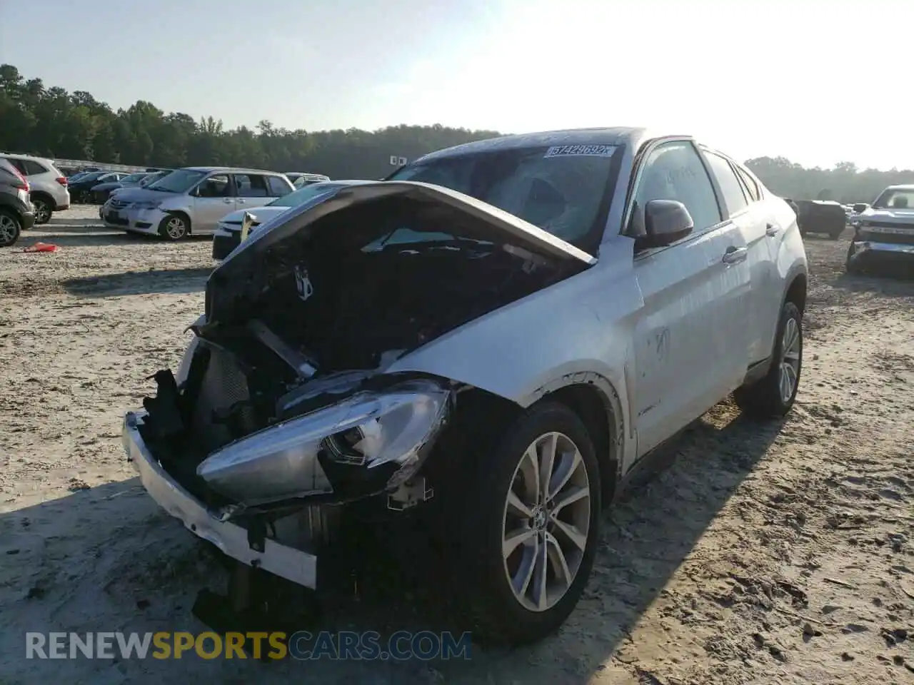 2 fotografías del automóvil dañado 5UXKU2C58K0Z65965 BMW X6 2019