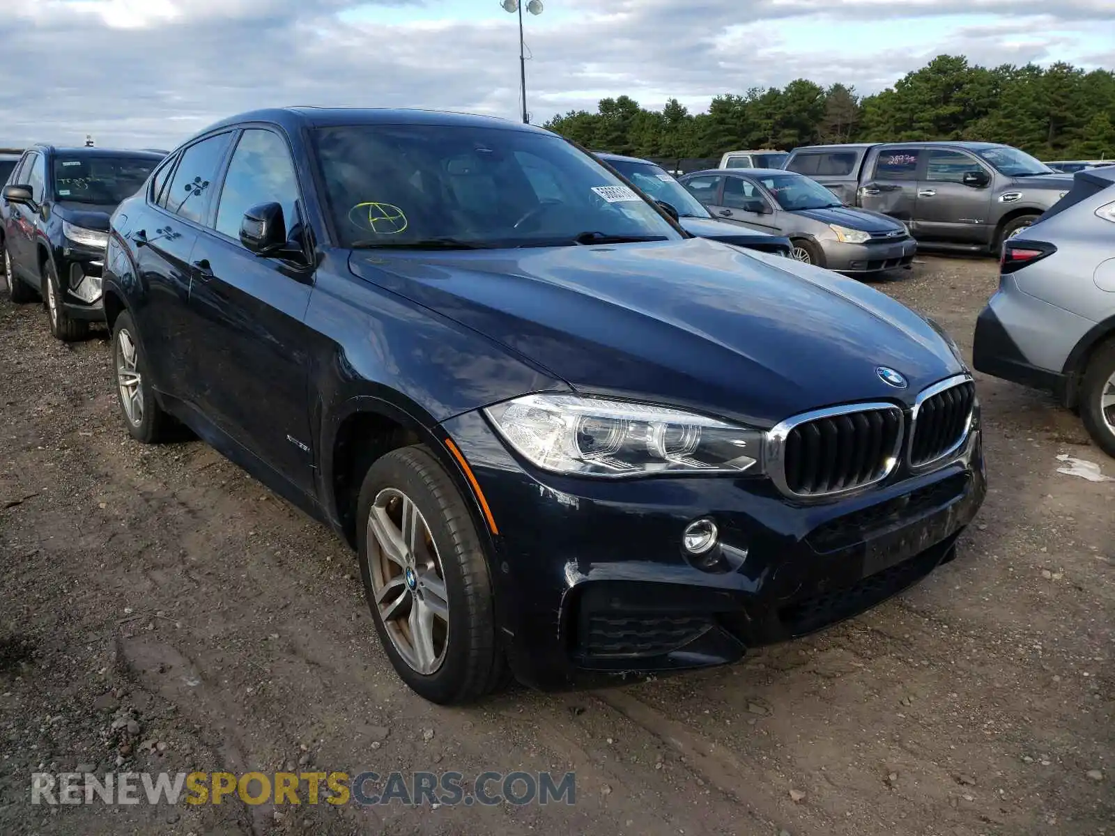 1 Photograph of a damaged car 5UXKU2C5XK0Z63540 BMW X6 2019