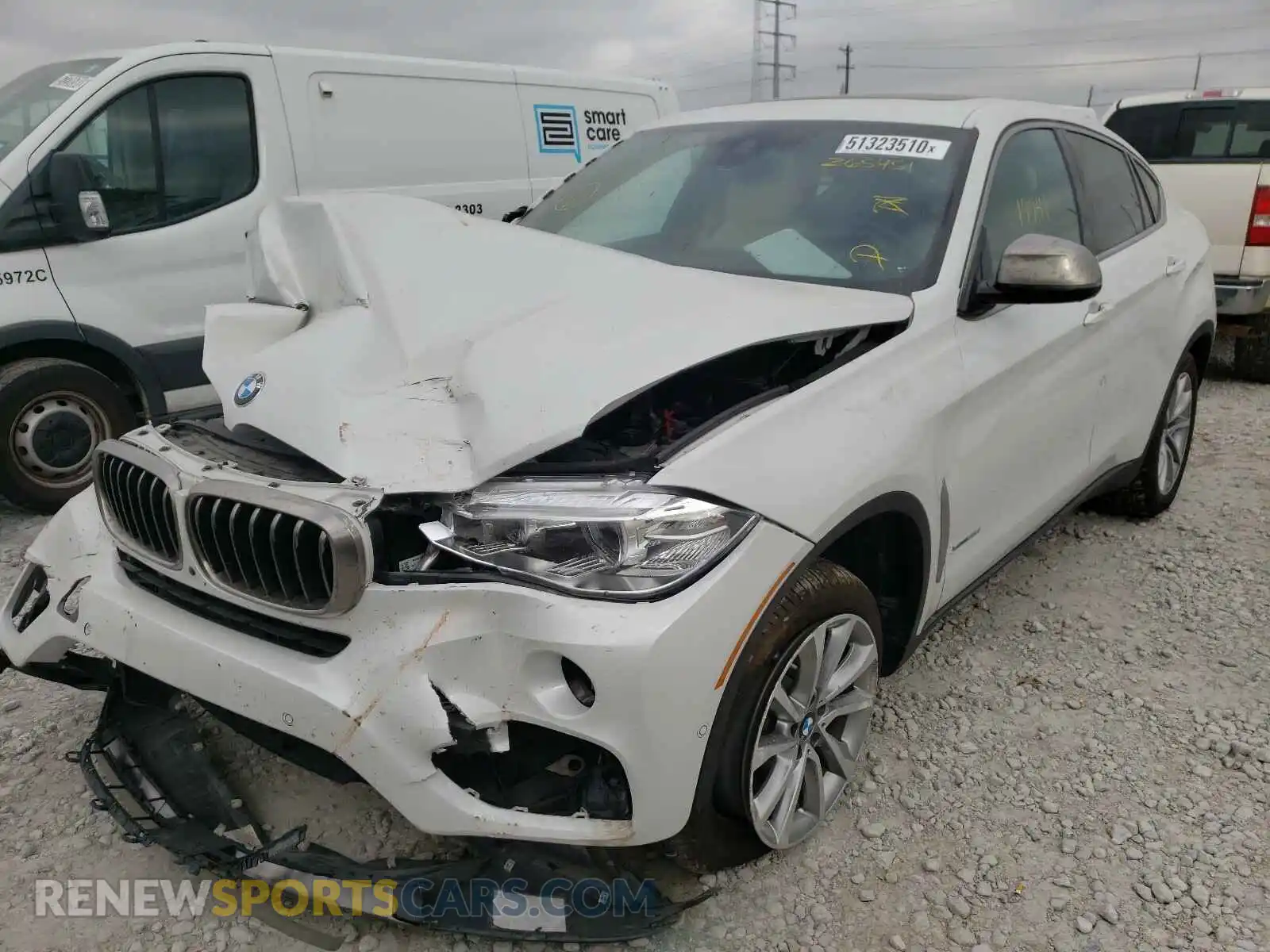 2 Photograph of a damaged car 5UXKU2C5XK0Z65451 BMW X6 2019