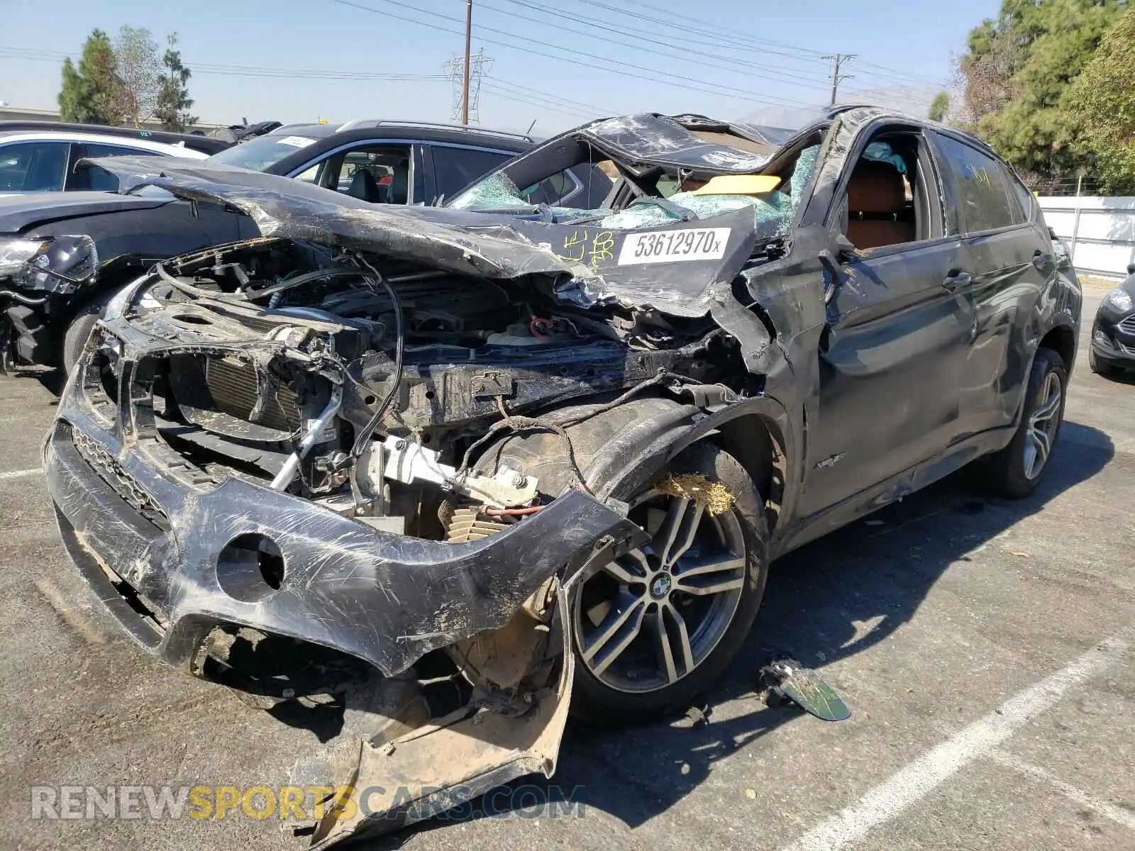 2 Photograph of a damaged car 5UXKU2C5XK0Z65501 BMW X6 2019