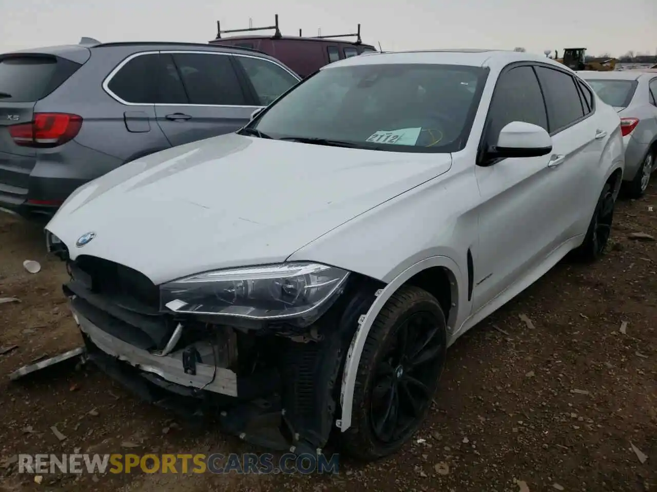 2 Photograph of a damaged car 5UXKU6C56K0Z67110 BMW X6 2019