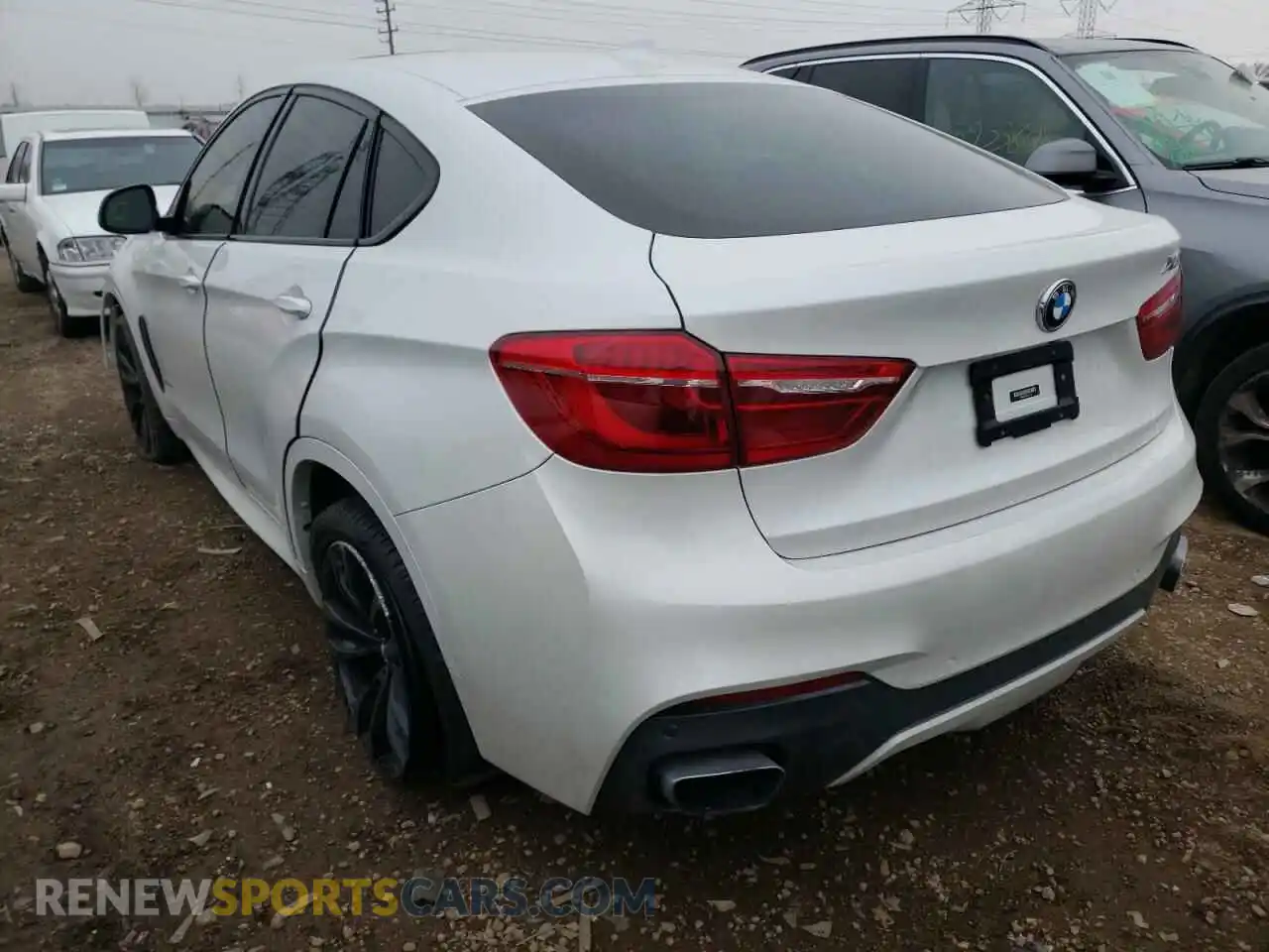 3 Photograph of a damaged car 5UXKU6C56K0Z67110 BMW X6 2019