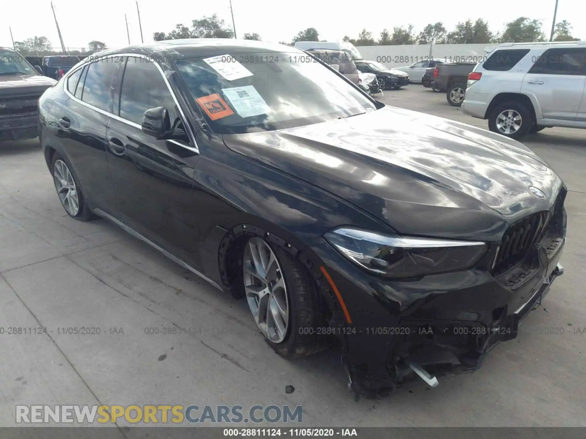 1 Photograph of a damaged car 5UXCY4C01L9D04870 BMW X6 2020