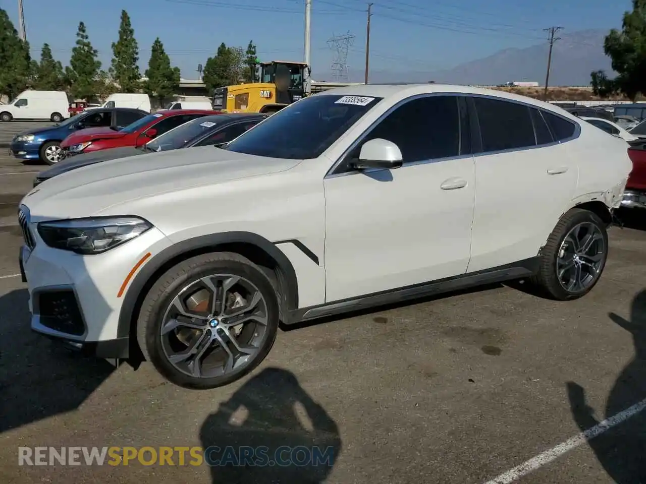 1 Photograph of a damaged car 5UXCY4C02L9C22176 BMW X6 2020