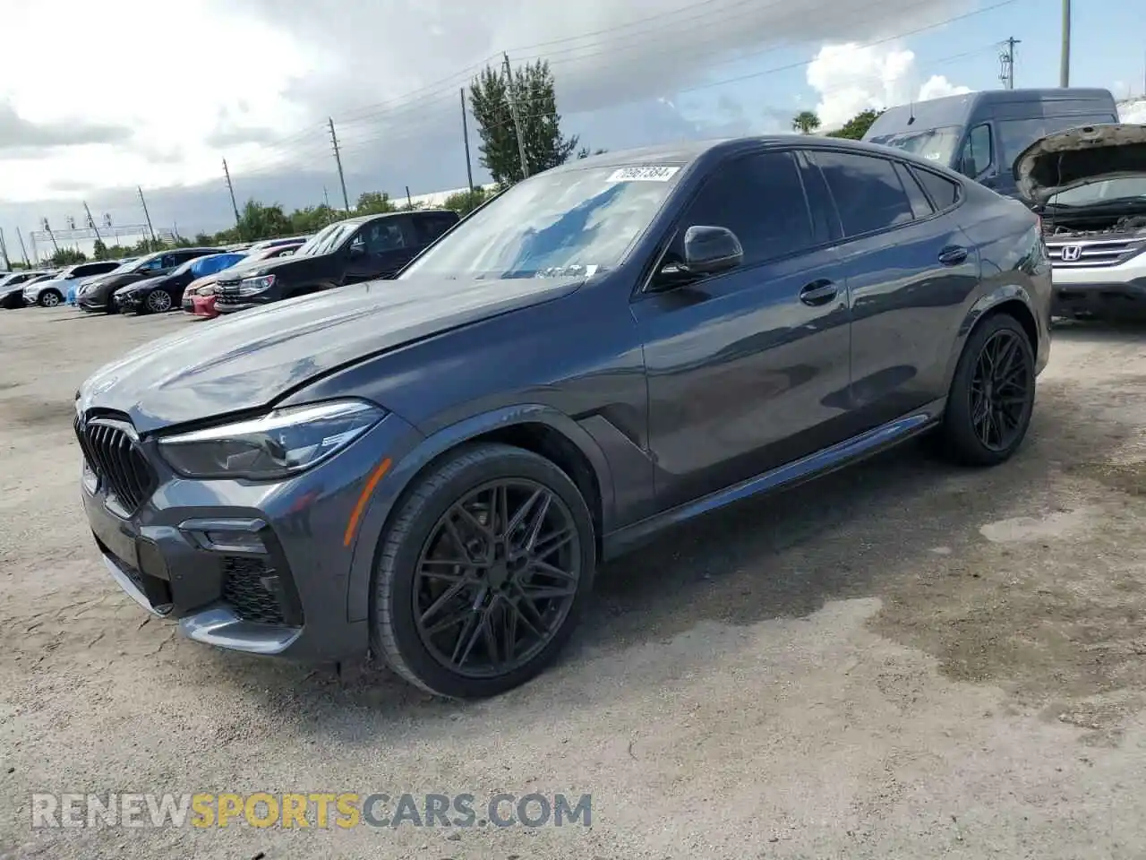 1 Photograph of a damaged car 5UXCY4C03L9C59799 BMW X6 2020