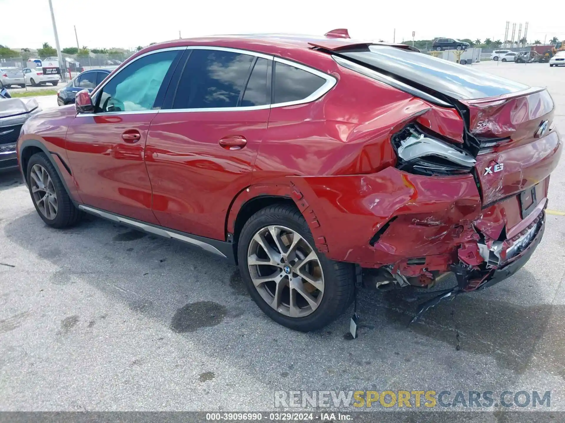 3 Photograph of a damaged car 5UXCY4C03L9D52788 BMW X6 2020