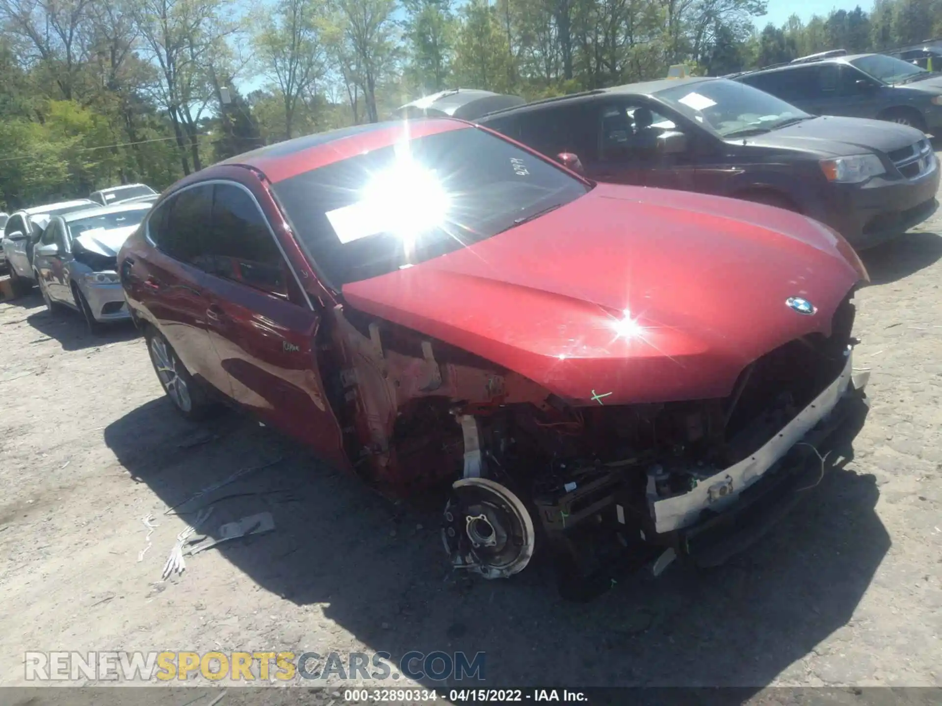1 Photograph of a damaged car 5UXCY4C04L9D42979 BMW X6 2020