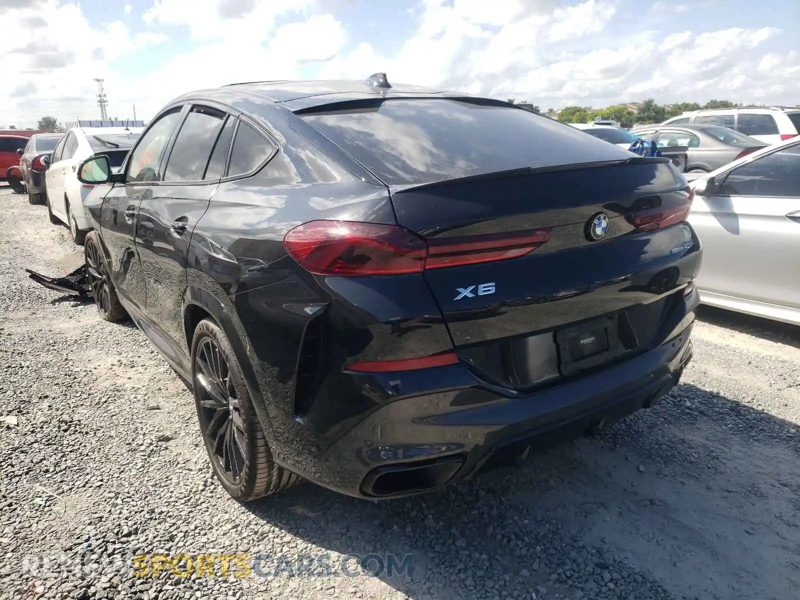3 Photograph of a damaged car 5UXCY4C05L9D28556 BMW X6 2020
