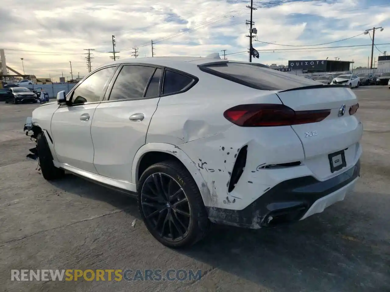 3 Photograph of a damaged car 5UXCY4C07L9C02604 BMW X6 2020