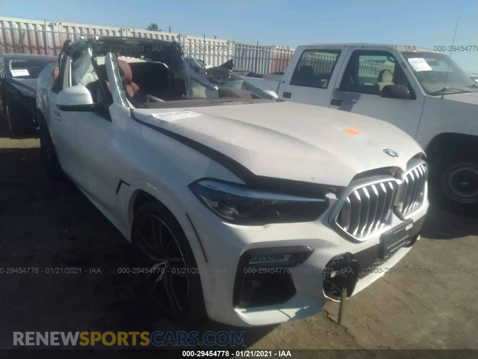 1 Photograph of a damaged car 5UXCY6C01L9C05607 BMW X6 2020