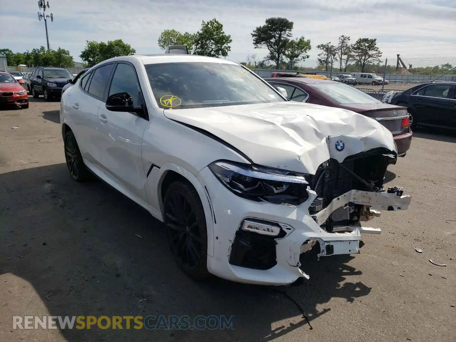 1 Photograph of a damaged car 5UXCY6C04L9C79491 BMW X6 2020