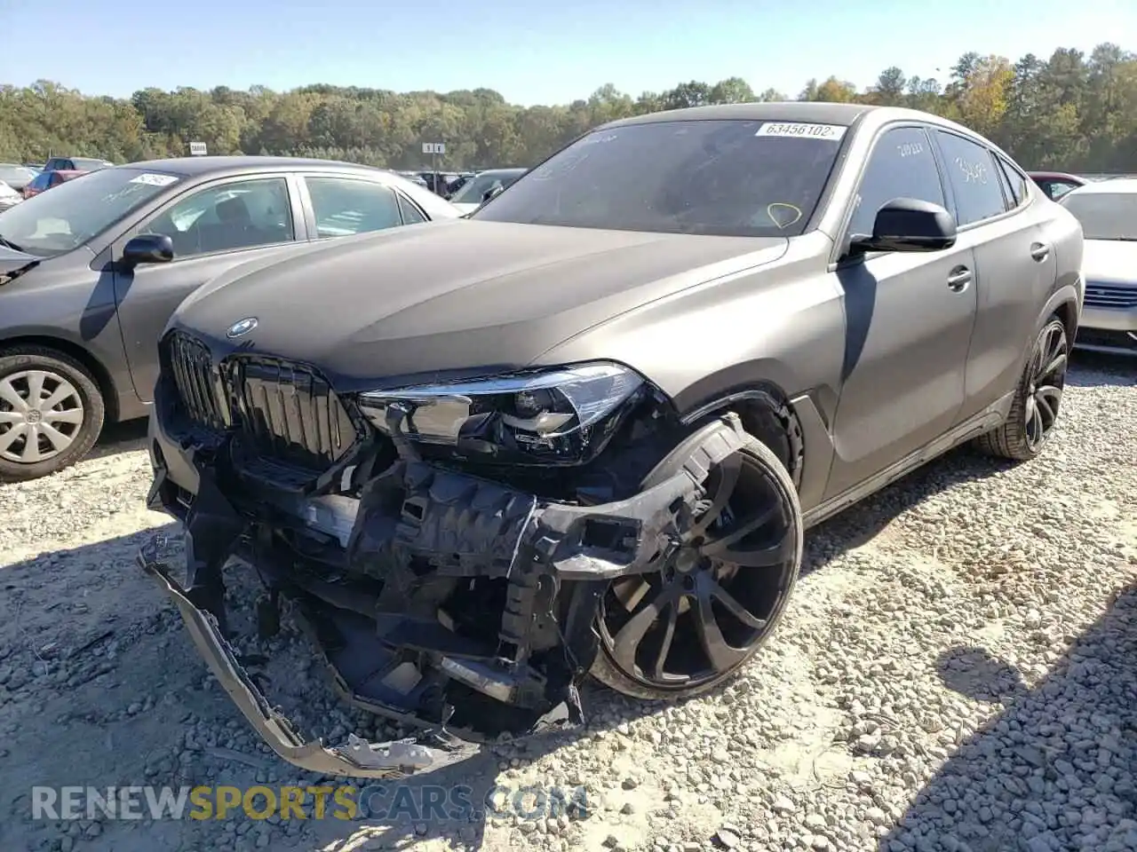 2 Photograph of a damaged car 5UXCY6C0XL9D49334 BMW X6 2020