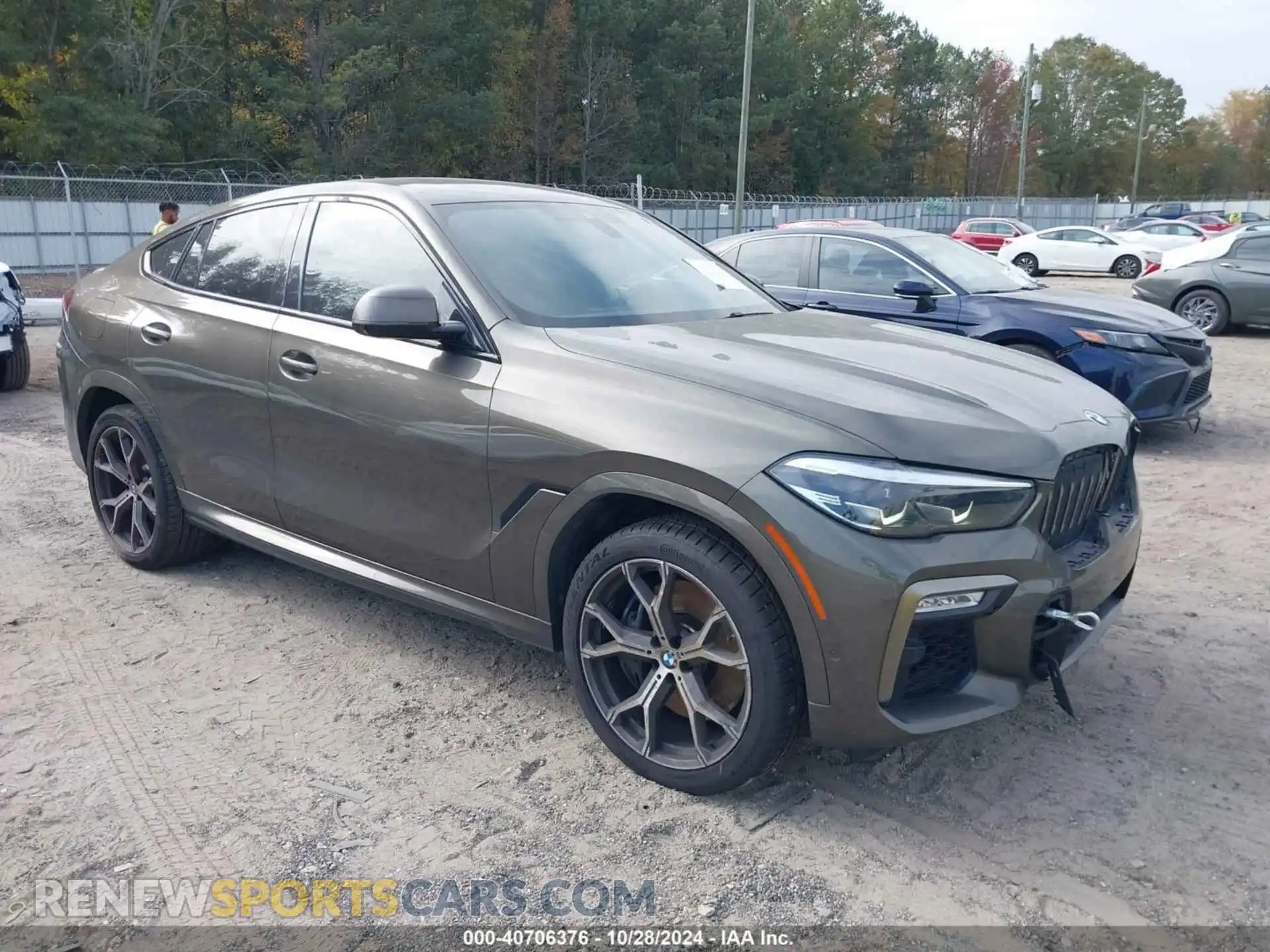 1 fotografías del automóvil dañado 5UXCY8C00LLE40529 BMW X6 2020