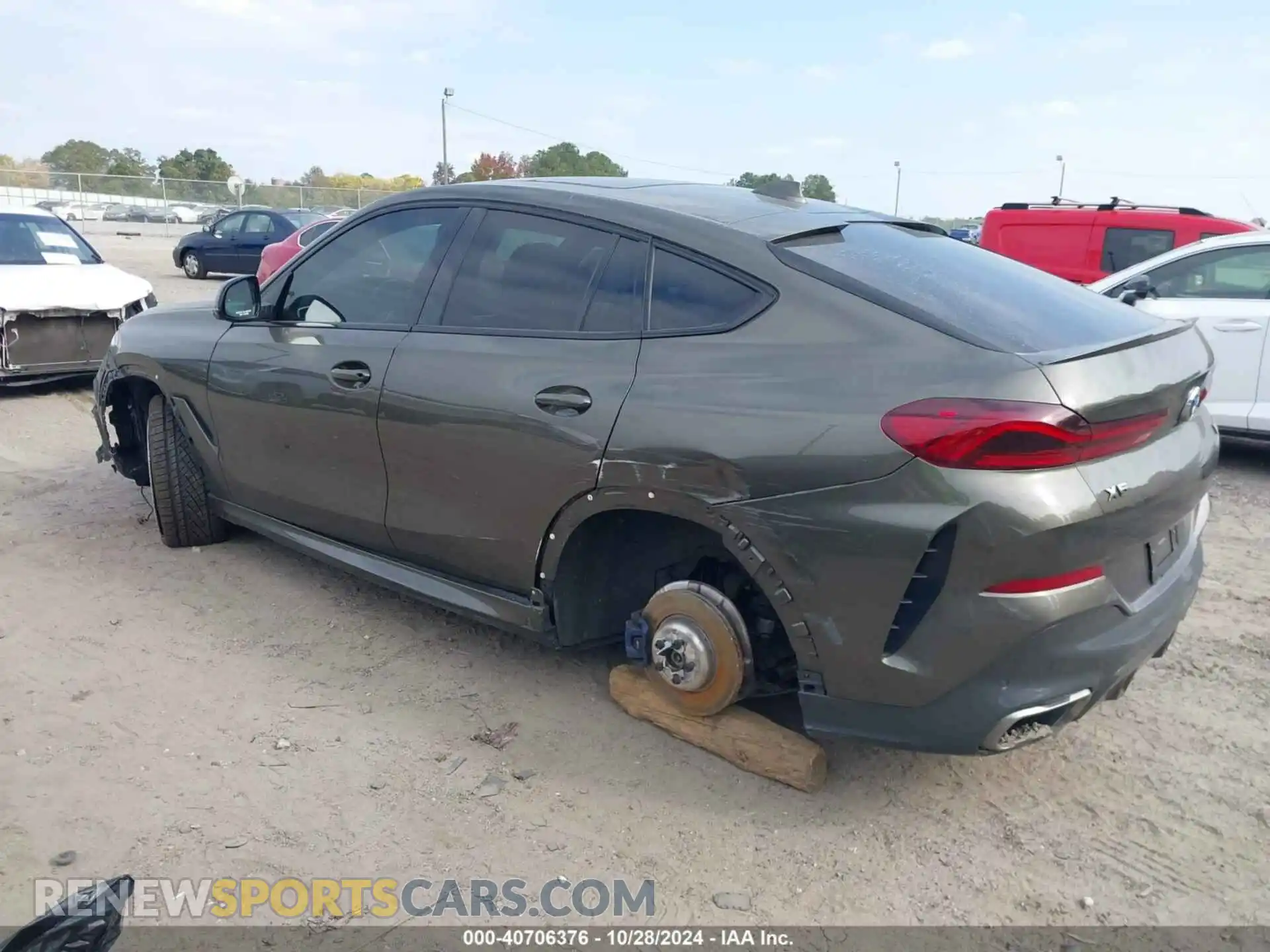 3 fotografías del automóvil dañado 5UXCY8C00LLE40529 BMW X6 2020