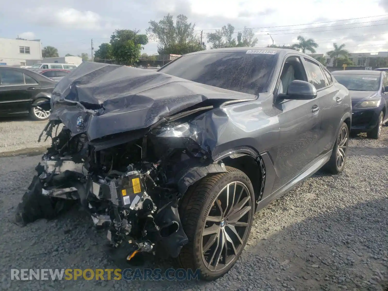2 Photograph of a damaged car 5UXCY8C01L9D05055 BMW X6 2020