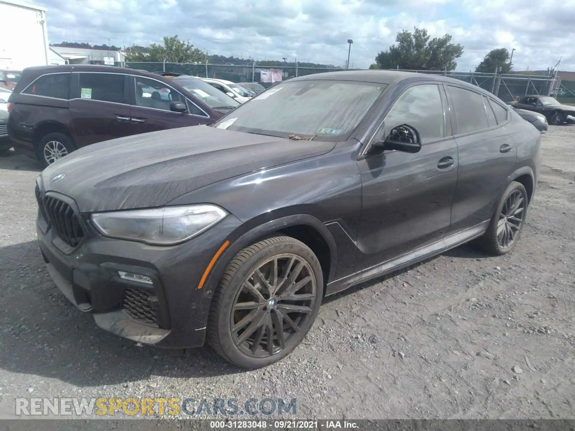 2 Photograph of a damaged car 5UXCY8C05L9B30423 BMW X6 2020