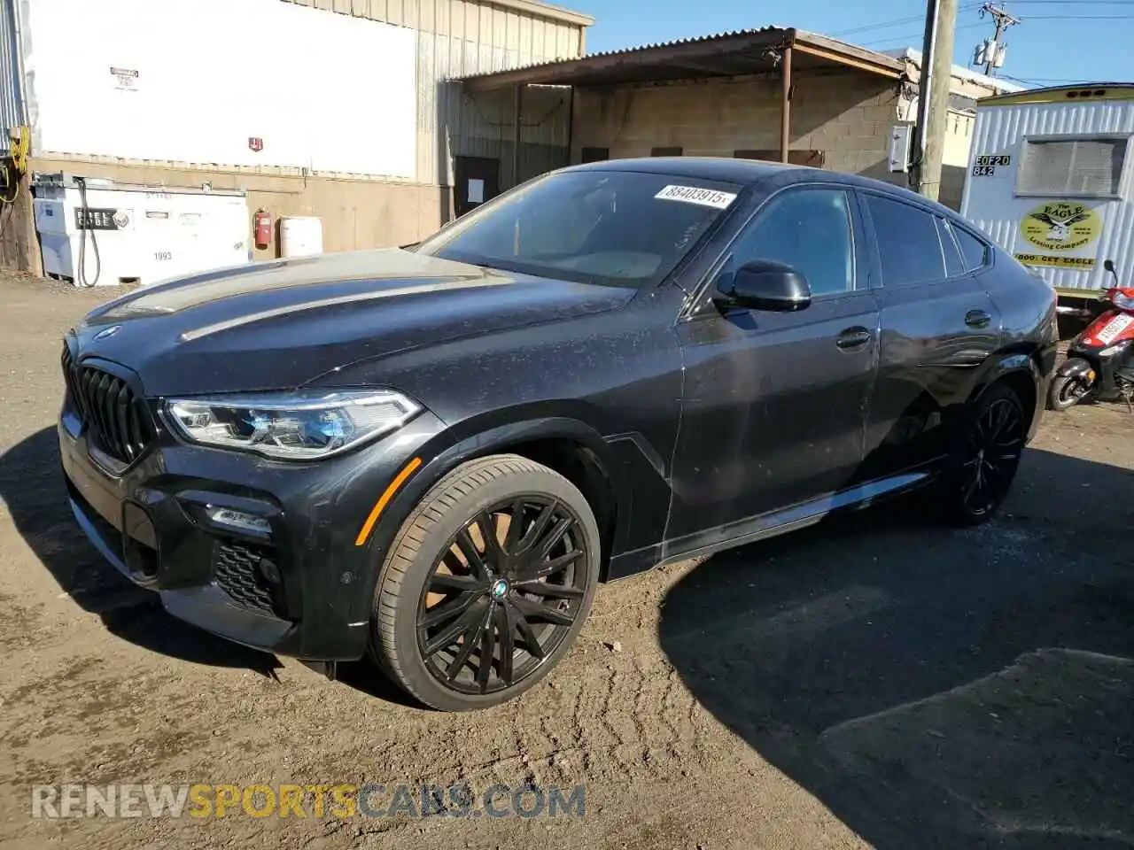 1 Photograph of a damaged car 5UXCY8C06L9C64986 BMW X6 2020