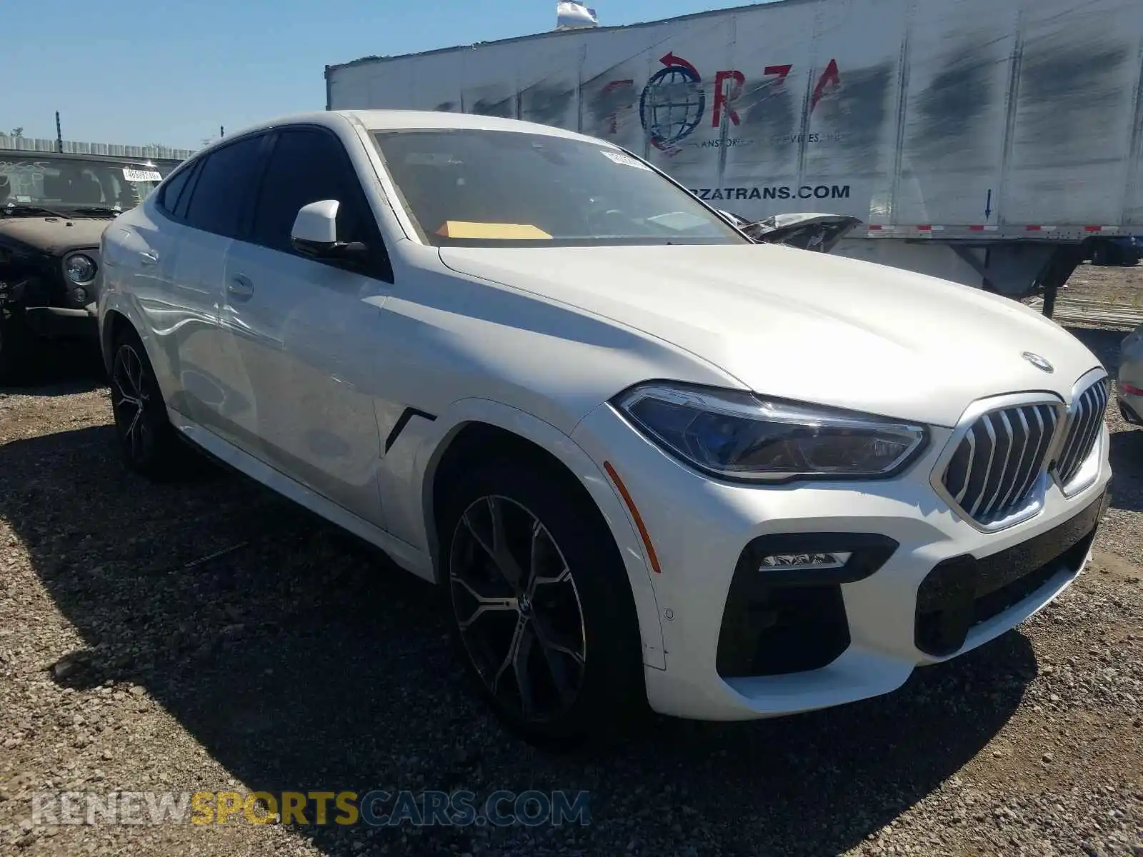 1 Photograph of a damaged car 5UXCY8C08L9B47927 BMW X6 2020