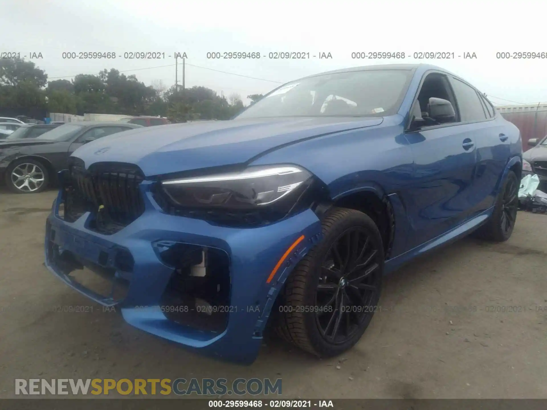 2 Photograph of a damaged car 5UXCY8C08L9D46766 BMW X6 2020