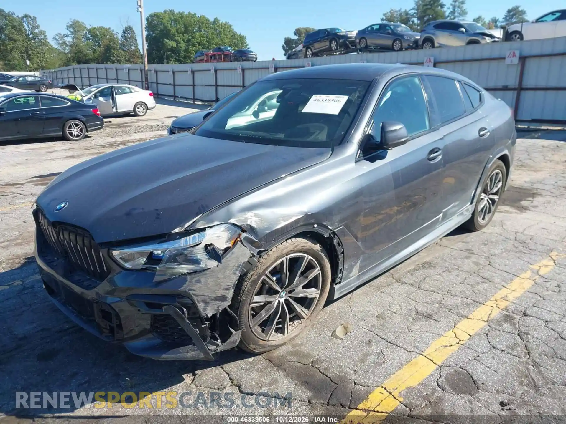 2 fotografías del automóvil dañado 5UXCY4C00M9G12906 BMW X6 2021