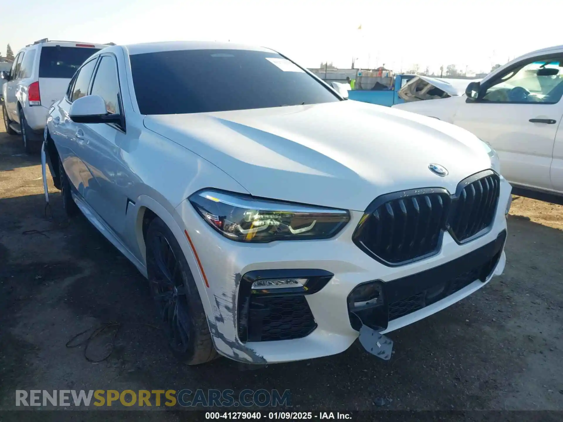 1 Photograph of a damaged car 5UXCY4C06M9E16162 BMW X6 2021