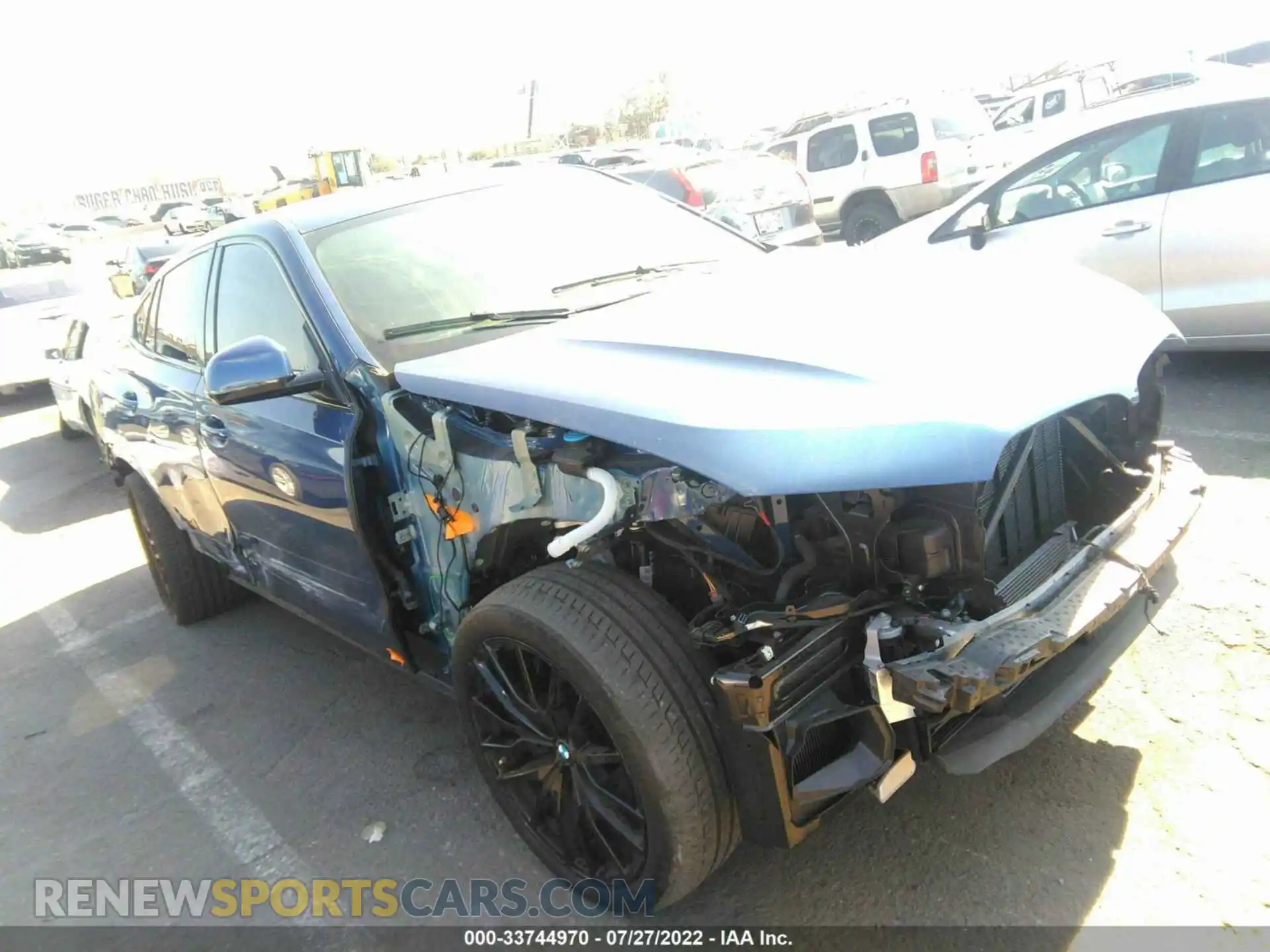 1 Photograph of a damaged car 5UXCY4C06M9G97556 BMW X6 2021